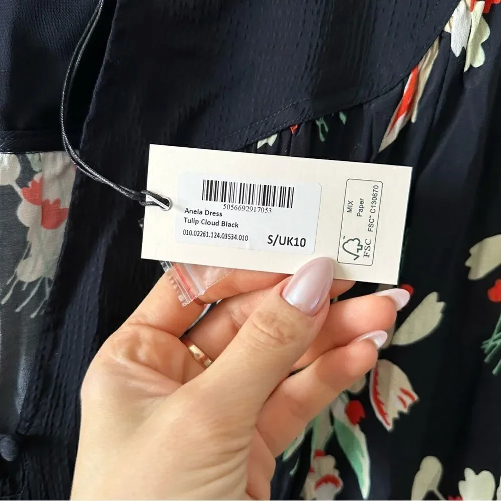 RIXO Anela Floral-Print Crepe Midi Dress - Picture 7 of 9
